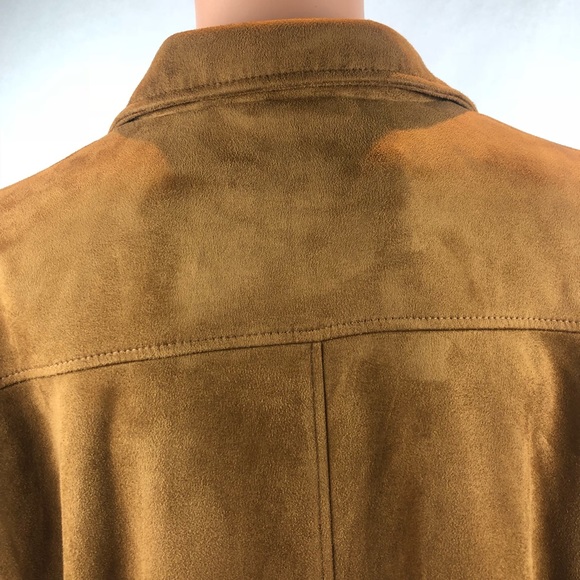 GUESS Faux Suede Motorcycle Jacket Size XXL New - Picture 3 of 8